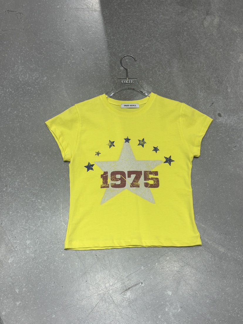 OKIE韓國代購女士新款26春夏職業時尚人氣熱賣休閑推薦T恤OKIET恤圖色1