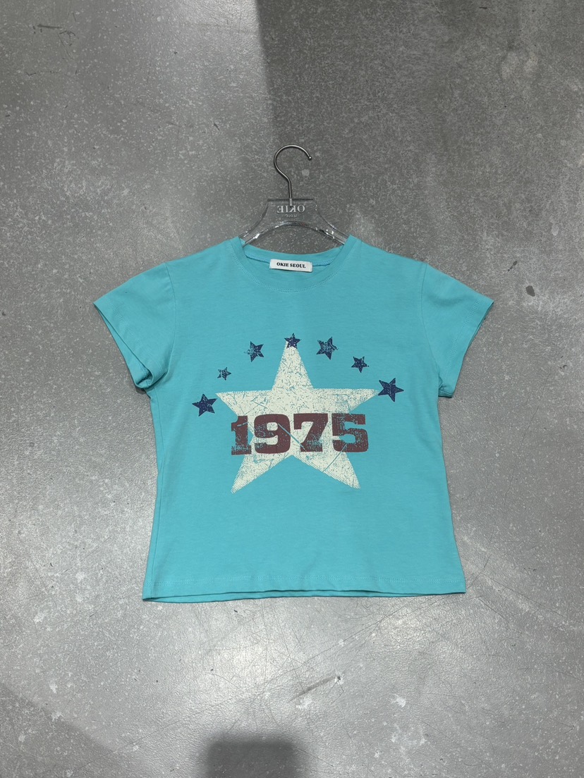 OKIE韓國代購女士新款26春夏職業時尚人氣熱賣休閑推薦T恤OKIET恤圖色3