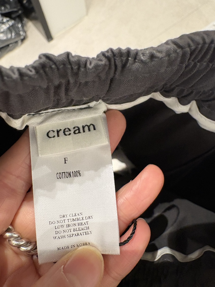 CREAM-P韓國東大門代購女士新品時尚休閑26春夏推薦長裙CREAM-P長裙