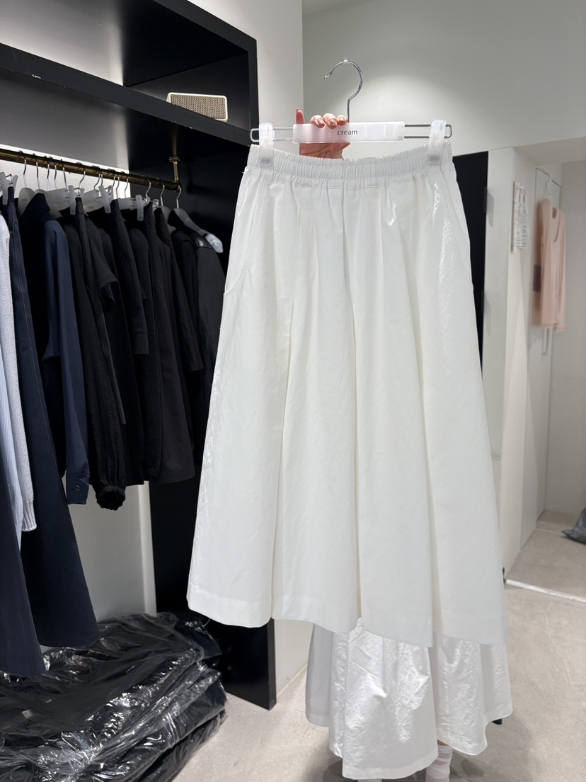 CREAM-P韓國東大門代購女士新品時尚休閑26春夏推薦長裙CREAM-P長裙圖色1