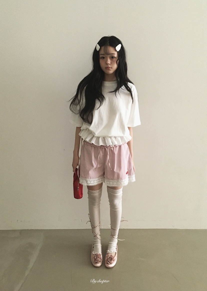 BY CHAPTER韓國東大門直郵女士新品時尚人氣26春夏職業短褲BY Chapter短褲