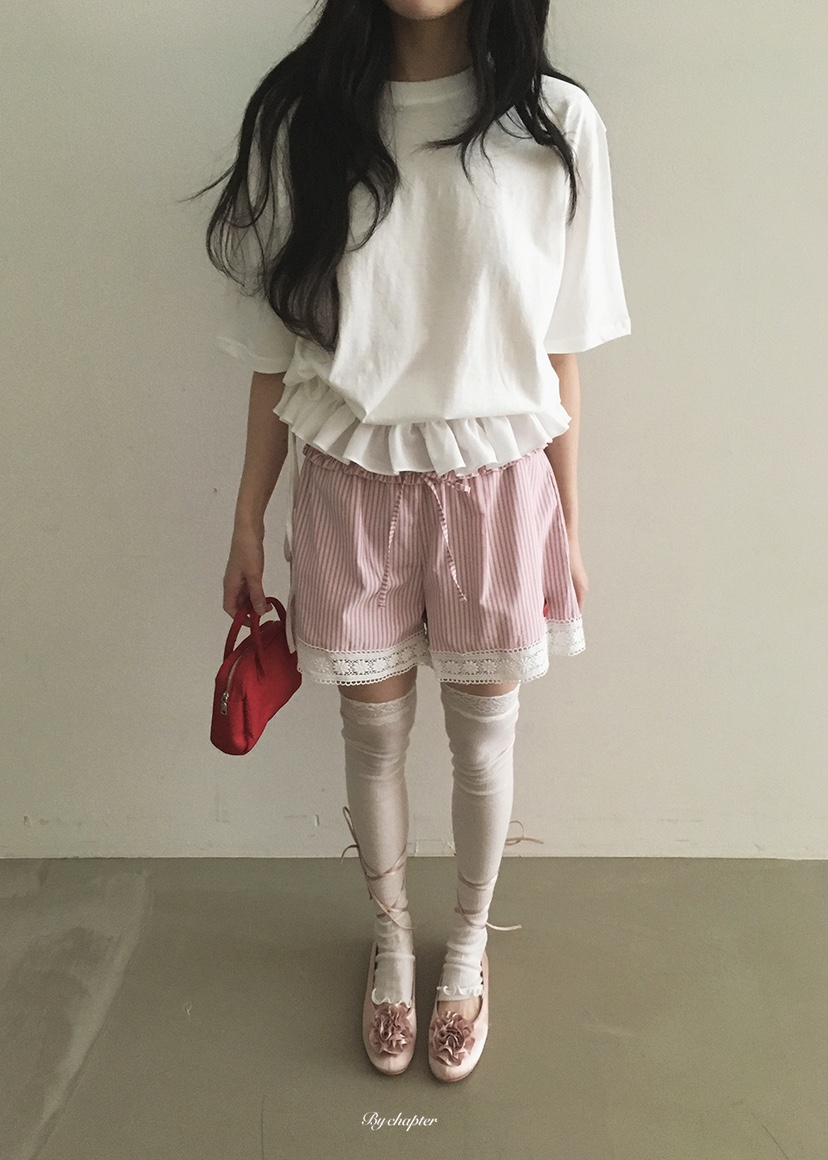 BY CHAPTER韓國東大門直郵女士新品時尚人氣26春夏職業短褲BY Chapter短褲