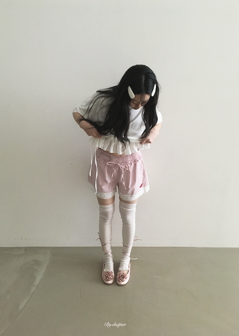 BY CHAPTER韓國東大門直郵女士新品時尚人氣26春夏職業短褲BY Chapter短褲