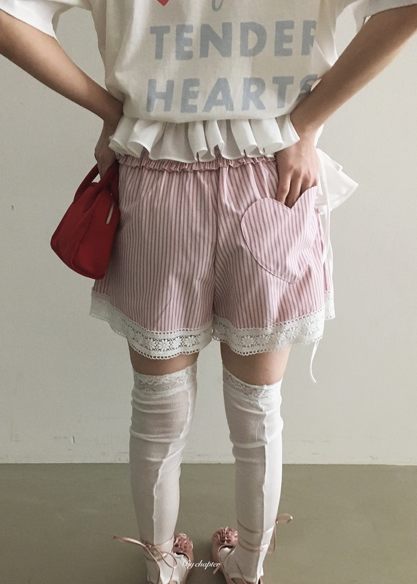 BY CHAPTER韓國東大門直郵女士新品時尚人氣26春夏職業短褲BY Chapter短褲