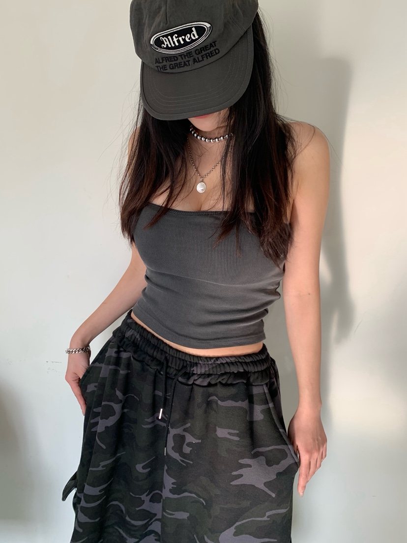 OKIE韓國直郵女士新品時尚推薦休閑人氣熱賣職業吊帶背心OKIE吊帶/背心