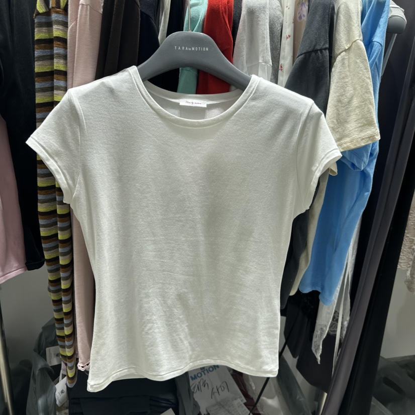 TARABY MOTION韓國東大門代購女裝新品人氣職業推薦26春夏T恤TARABY MOTIONT恤圖色1
