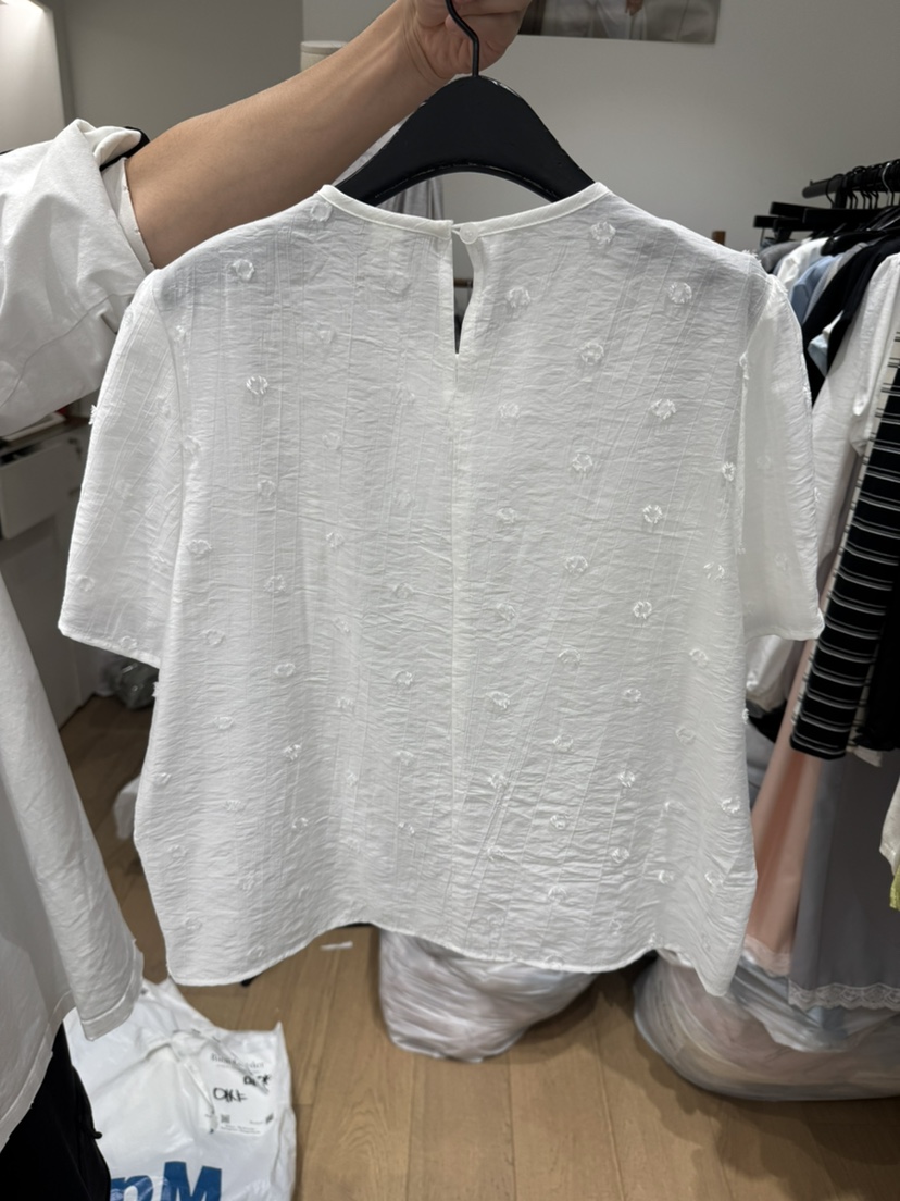 BIEN GARDER韓國代購女士新品人氣休閑26春夏襯衫蕾絲衫BIEN GARDER襯衫/蕾絲衫