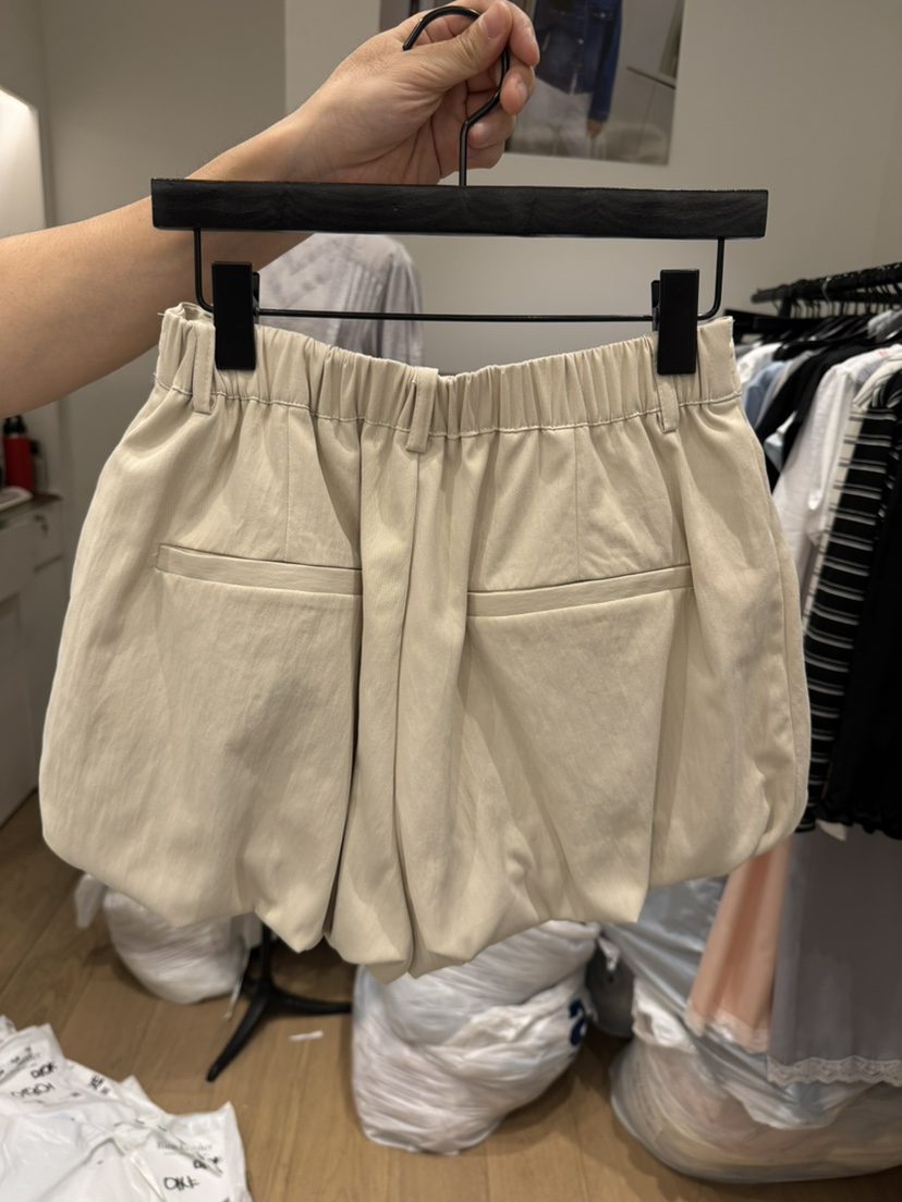 BIEN GARDER韓國東大門代購女裝新款26春夏時尚短褲口袋BIEN GARDER短褲