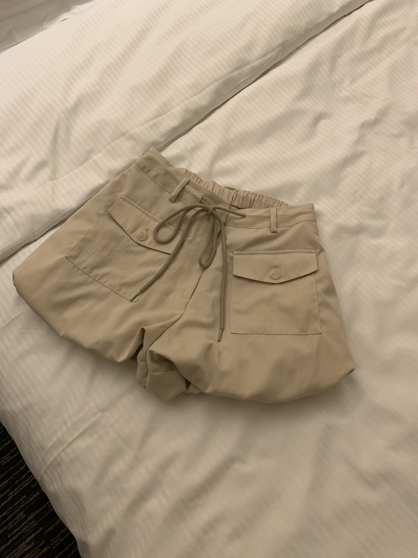 BIEN GARDER韓國東大門代購女裝新款26春夏時尚短褲口袋BIEN GARDER短褲