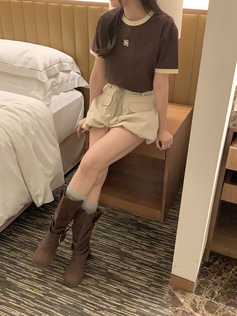 BIEN GARDER韓國東大門代購女裝新款26春夏時尚短褲口袋BIEN GARDER短褲