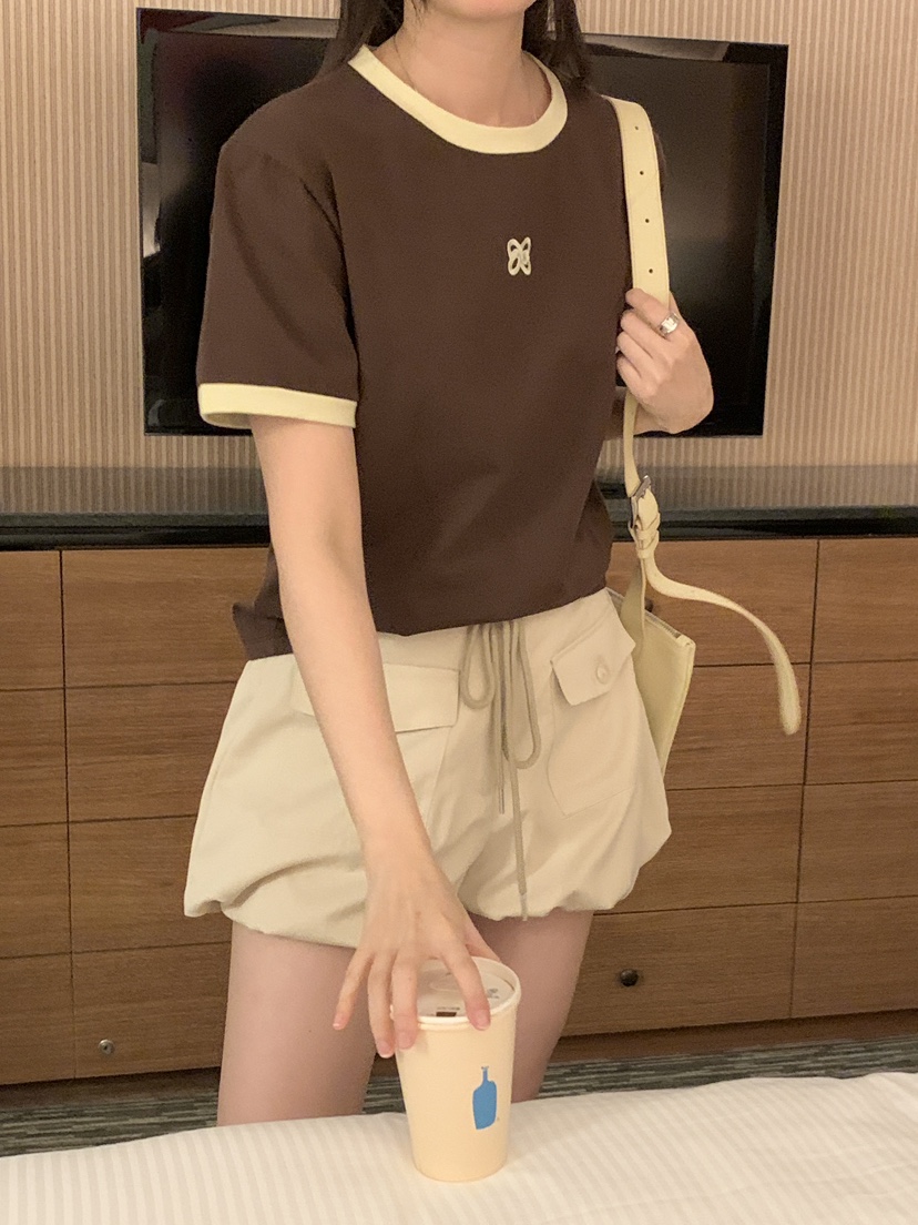 BIEN GARDER韓國東大門代購女裝新款26春夏時尚短褲口袋BIEN GARDER短褲