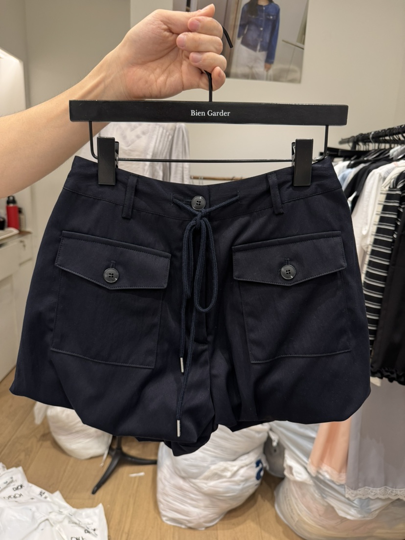BIEN GARDER韓國東大門代購女裝新款26春夏時尚短褲口袋BIEN GARDER短褲圖色1
