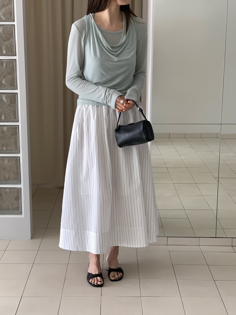 BIEN GARDER韓國東大門代購女士新品人氣時尚長袖T恤假兩件BIEN GARDER長袖T恤