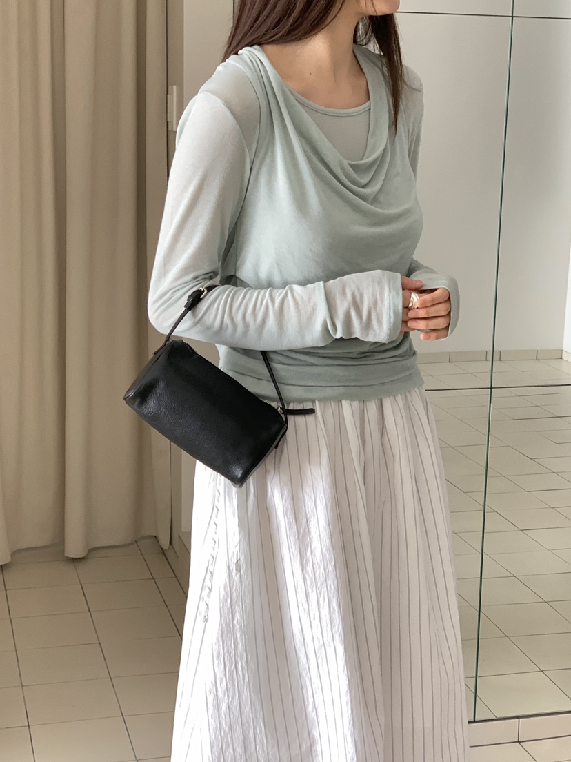 BIEN GARDER韓國東大門代購女士新品人氣時尚長袖T恤假兩件BIEN GARDER長袖T恤