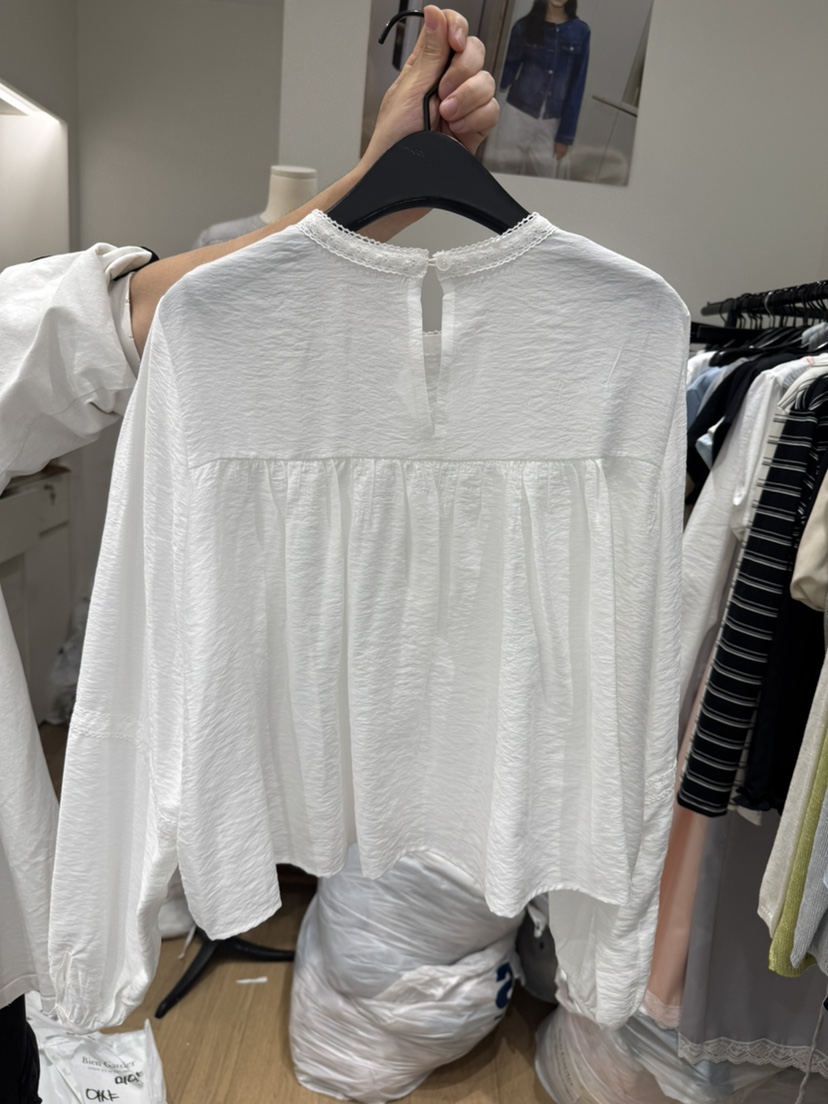 BIEN GARDER韓國代購女士新款熱賣休閑人氣推薦襯衫蕾絲衫BIEN GARDER襯衫/蕾絲衫