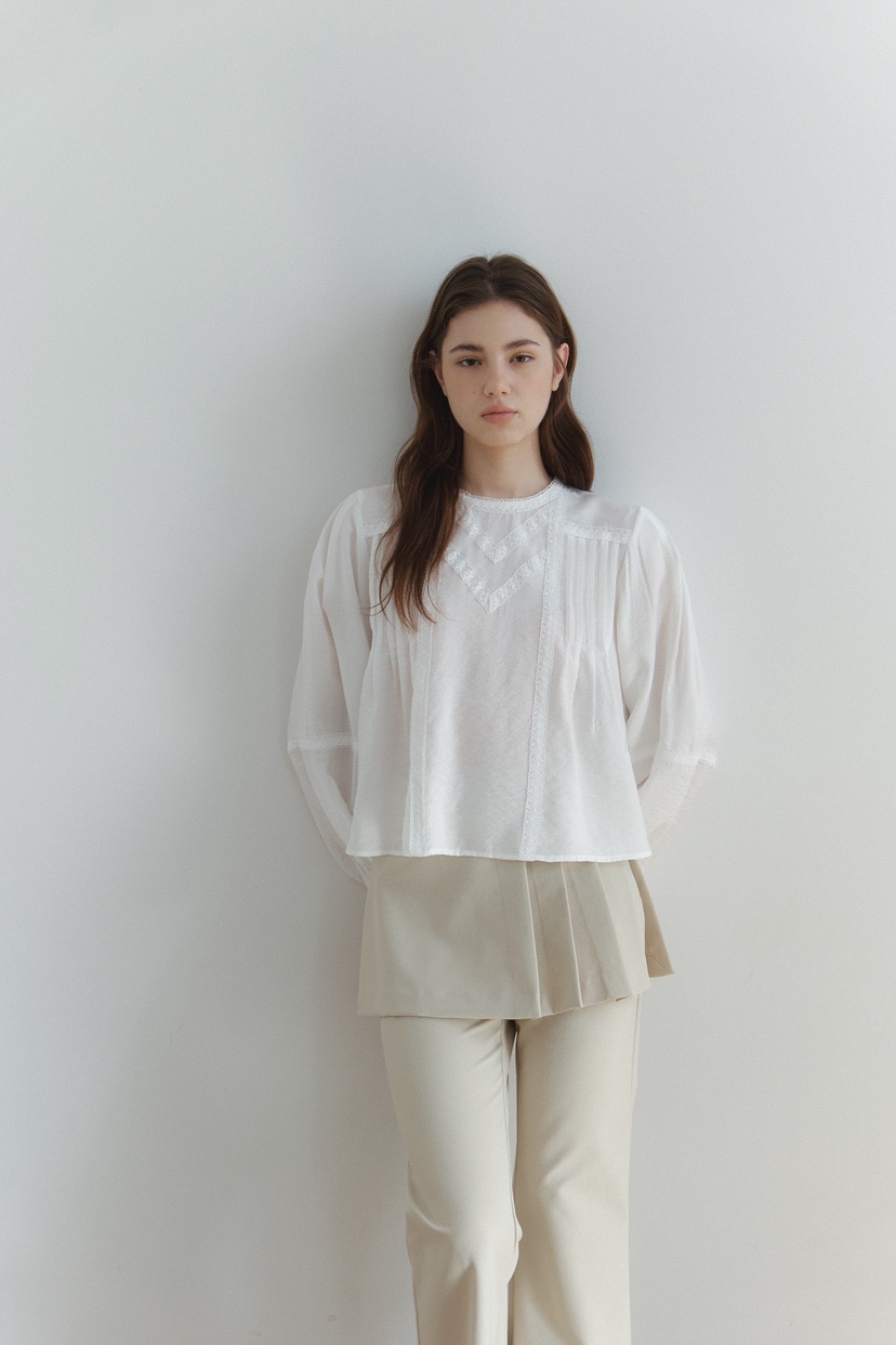 BIEN GARDER韓國代購女士新款熱賣休閑人氣推薦襯衫蕾絲衫BIEN GARDER襯衫/蕾絲衫