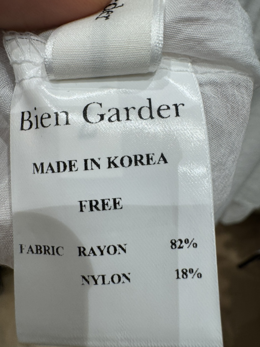 BIEN GARDER韓國代購女士新款熱賣休閑人氣推薦襯衫蕾絲衫BIEN GARDER襯衫/蕾絲衫