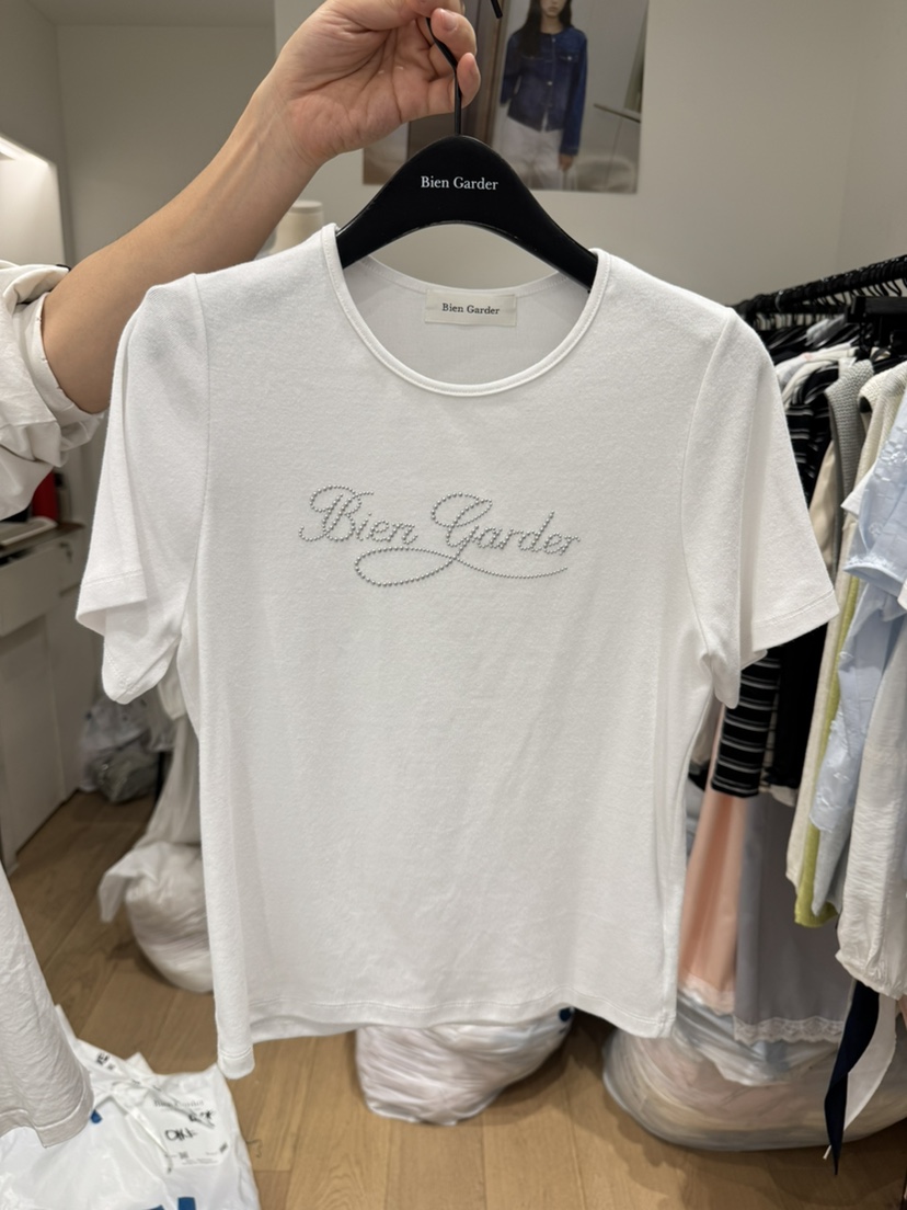 BIEN GARDER韓國直郵實拍女裝新款休閑推薦職業熱賣人氣T恤BIEN GARDERT恤圖色1