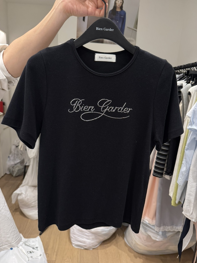 BIEN GARDER韓國直郵實拍女裝新款休閑推薦職業熱賣人氣T恤BIEN GARDERT恤圖色2