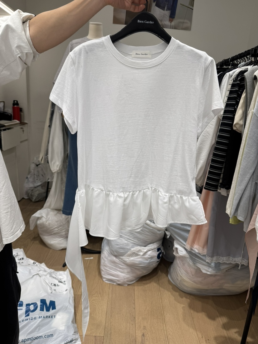 BIEN GARDER韓國直郵女裝新款職業休閑人氣推薦時尚26春夏T恤BIEN GARDERT恤圖色1