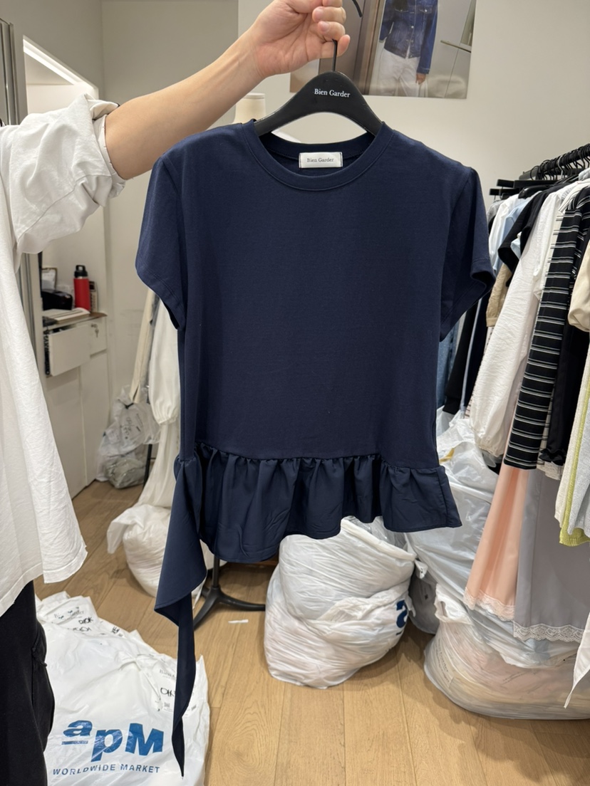 BIEN GARDER韓國直郵女裝新款職業休閑人氣推薦時尚26春夏T恤BIEN GARDERT恤圖色2