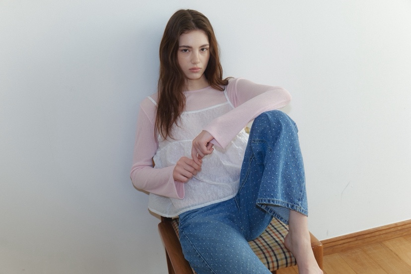 BIEN GARDER韓國直郵實拍女士新款熱賣推薦時尚職業長袖T恤BIEN GARDER長袖T恤