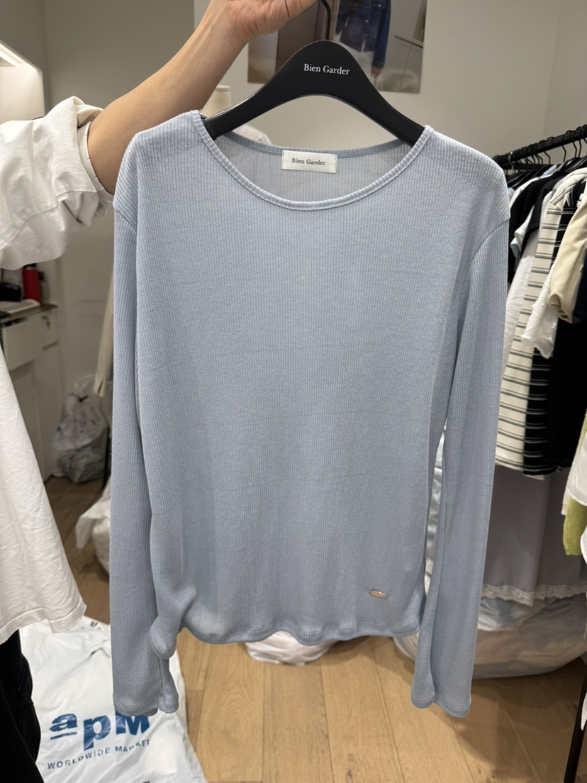 BIEN GARDER韓國直郵實拍女士新款熱賣推薦時尚職業長袖T恤BIEN GARDER長袖T恤圖色3