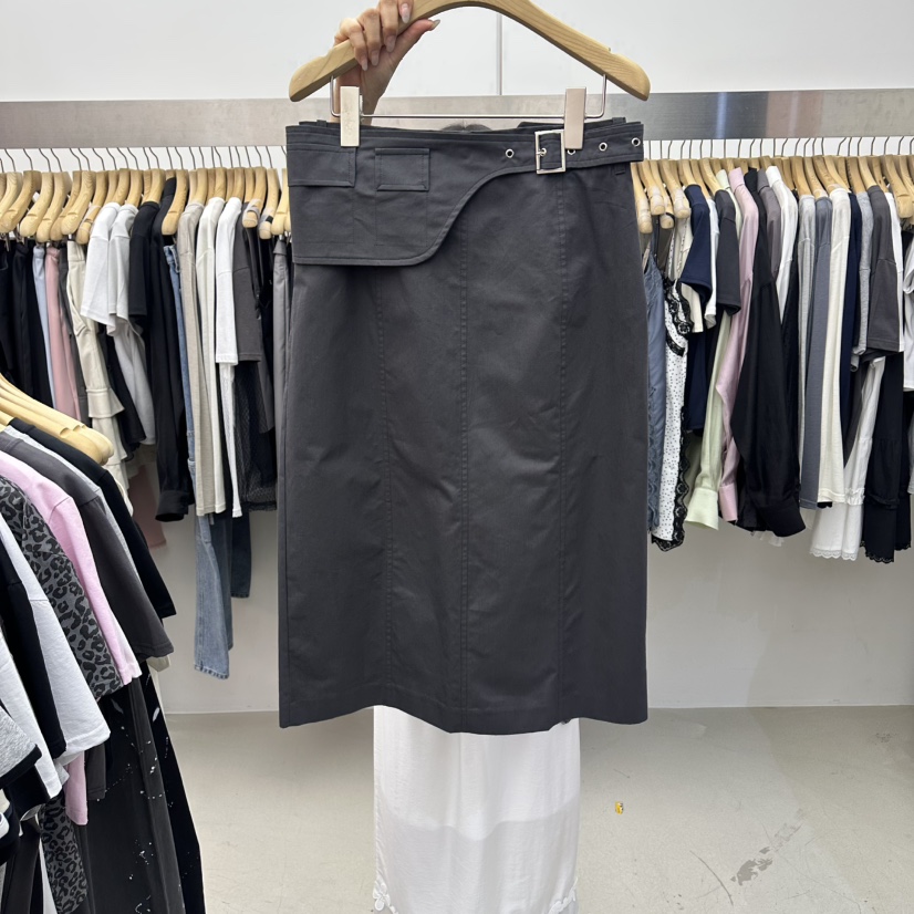 SPECIAL韓國直郵女士新品休閑職業人氣26春夏時尚推薦長裙SPECIAL長裙圖色3墨色