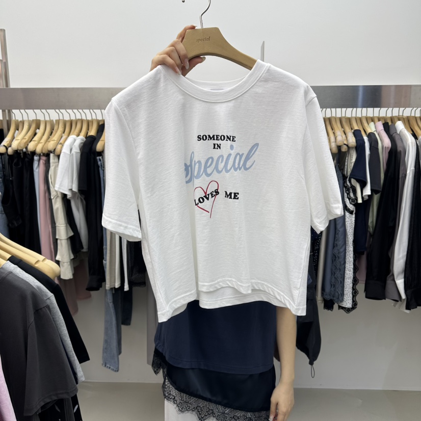 SPECIAL韓國直郵實拍女士新品職業熱賣時尚26春夏休閑T恤SPECIALT恤圖色3