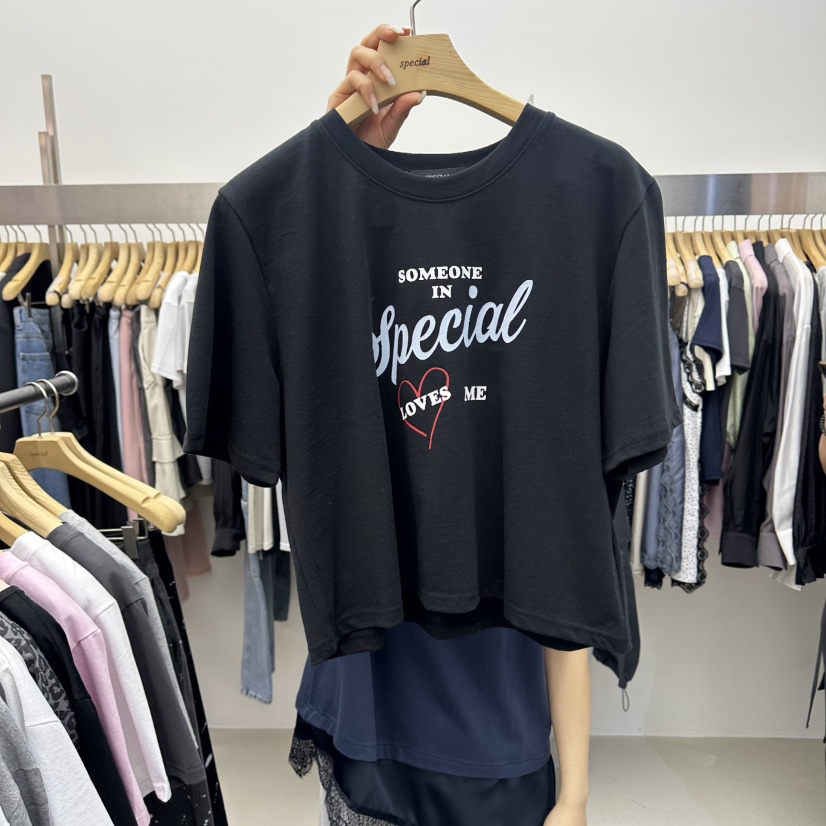 SPECIAL韓國直郵實拍女士新品職業熱賣時尚26春夏休閑T恤SPECIALT恤圖色6