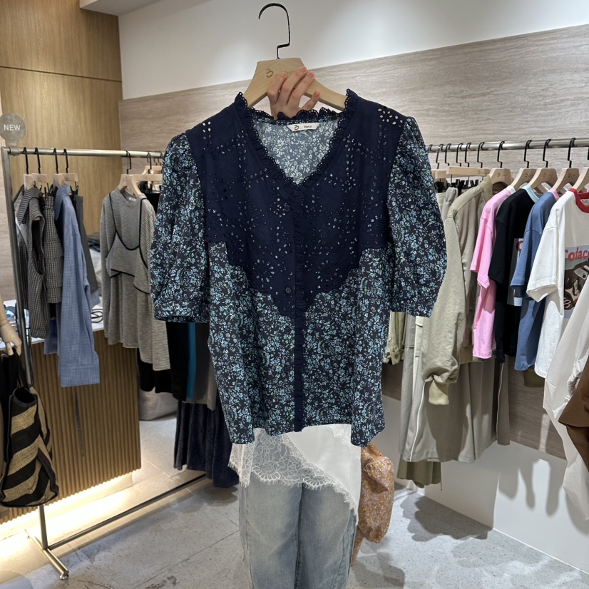 BISHOP/APOINT/3MARCH韓國東大門直郵女士新款休閑襯衫蕾絲衫BISHOP/APOINT/3MARCH襯衫/蕾絲衫圖色3