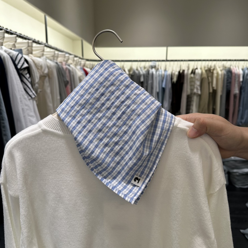 TOMGIRL韓國代購女士新款時尚推薦熱賣26春夏圍巾披肩格子圍巾TOMGIRL圍巾/披肩