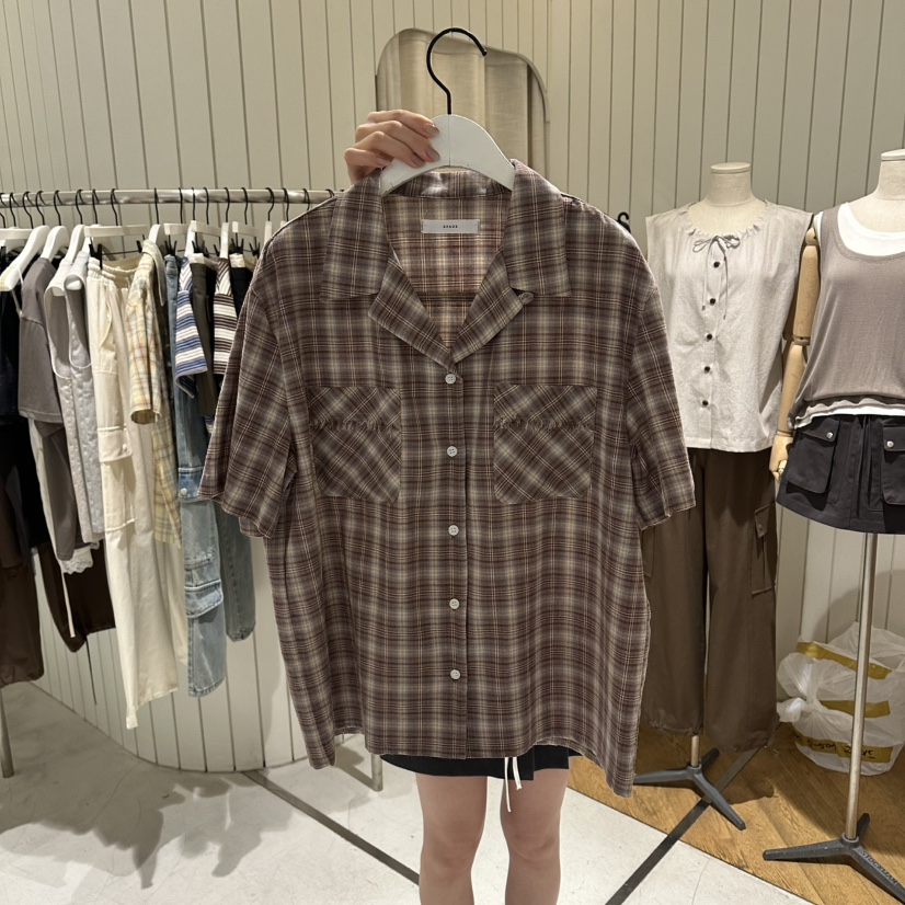 GRADE韓國直郵女裝新品休閑人氣時尚推薦襯衫蕾絲衫不含內搭GRADE襯衫/蕾絲衫圖色2