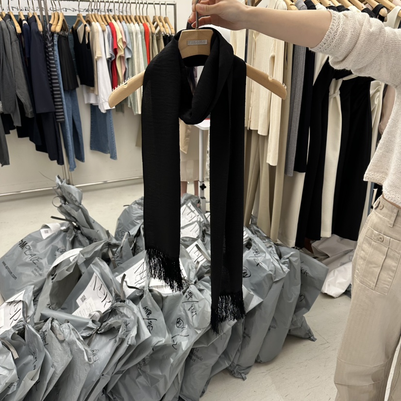 MER韓國代購女裝新品職業26春夏時尚熱賣人氣圍巾披肩圍巾MER/ANGELO BIANCO圍巾/披肩圖色1