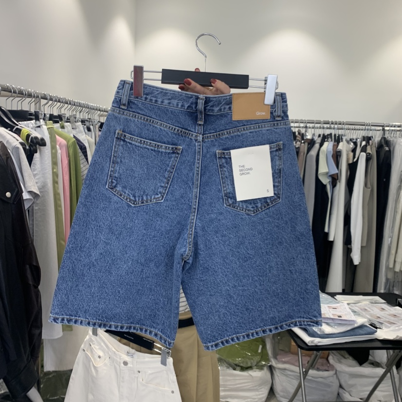 THE SECOND GROW韓國直郵實拍女士新品26春夏短褲不含腰帶THE SECOND GROW短褲