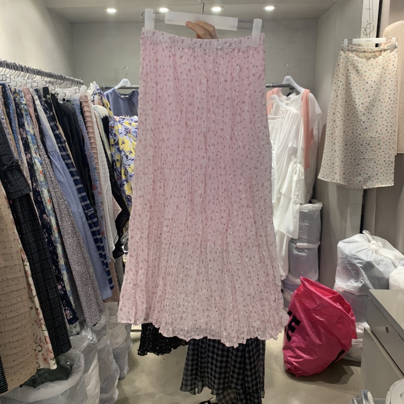 LOGROAD韓國代購女士新款休閑26春夏職業推薦熱賣時尚長裙LOG ROAD長裙