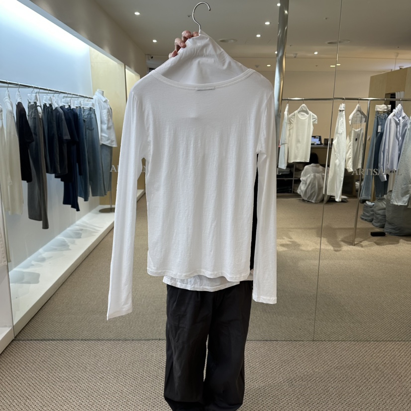 ARTISANAL韓國東大門直郵女裝新款職業休閑時尚長袖T恤透明ARTISANAL長袖T恤