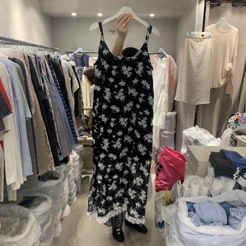 LOGROAD韓國東大門直郵女裝新品休閑26春夏熱賣時尚連衣裙LOG ROAD連衣裙