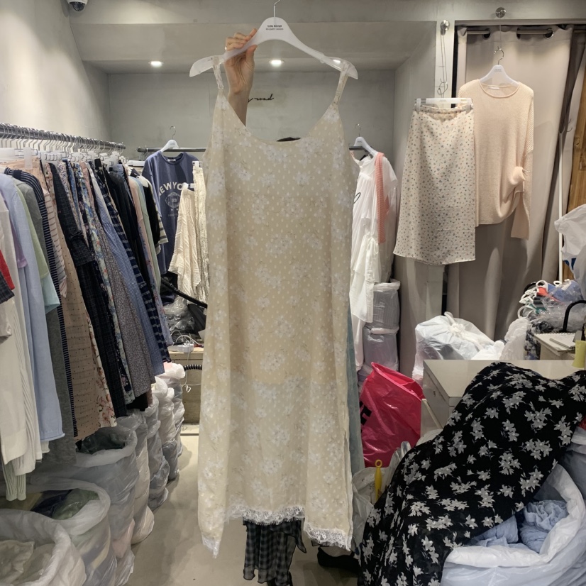 LOGROAD韓國東大門直郵女裝新品休閑26春夏熱賣時尚連衣裙LOG ROAD連衣裙圖色2