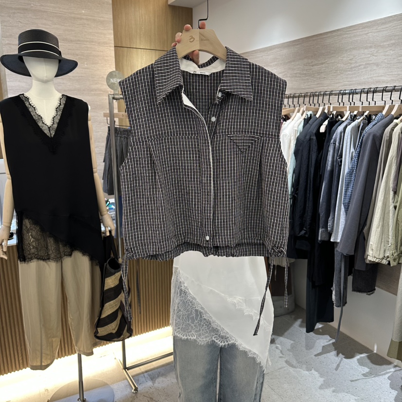 BISHOP/APOINT/3MARCH韓國東大門直郵女士新款時尚馬甲蕾絲BISHOP/APOINT/3MARCH馬甲圖色2