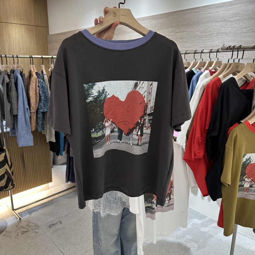 BISHOP/APOINT/3MARCH韓國直郵女裝新品職業時尚26春夏T恤BISHOP/APOINT/3MARCHT恤圖色2