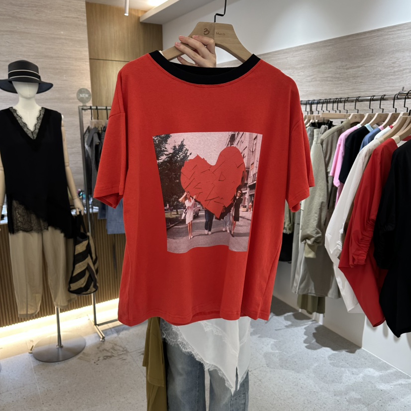 BISHOP/APOINT/3MARCH韓國直郵女裝新品職業時尚26春夏T恤BISHOP/APOINT/3MARCHT恤圖色3