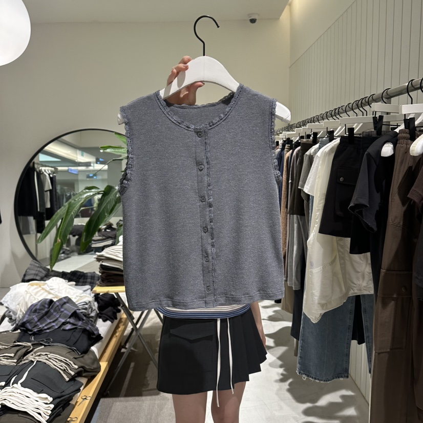 GRADE韓國直郵女士新款職業時尚人氣26春夏休閑推薦熱賣馬甲GRADE馬甲圖色2