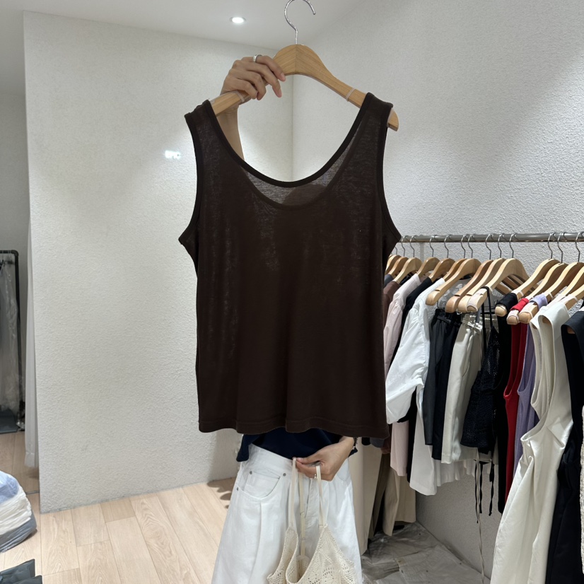 EPIC-S韓國直郵女裝新款熱賣人氣休閑時尚推薦職業吊帶背心EPIC-S吊帶/背心圖色4棕色