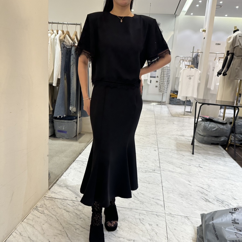 HERISH韓國直郵女裝新品職業26春夏推薦熱賣人氣時尚長裙Herish長裙