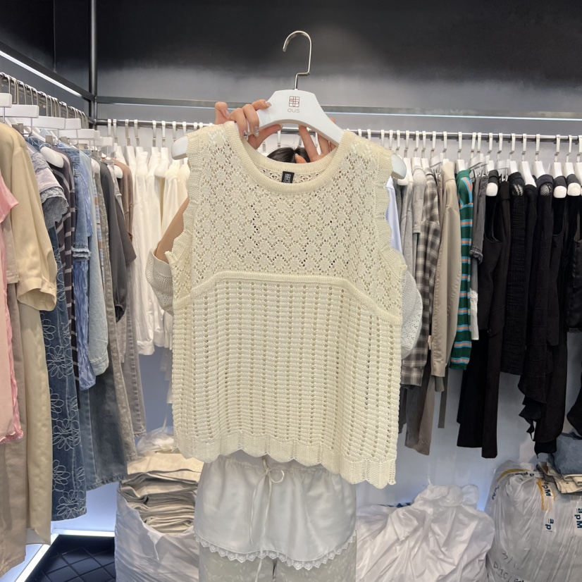 OUS/INCH-L韓國東大門代購女裝新品職業熱賣人氣吊帶背心OUS/INCH吊帶/背心圖色1