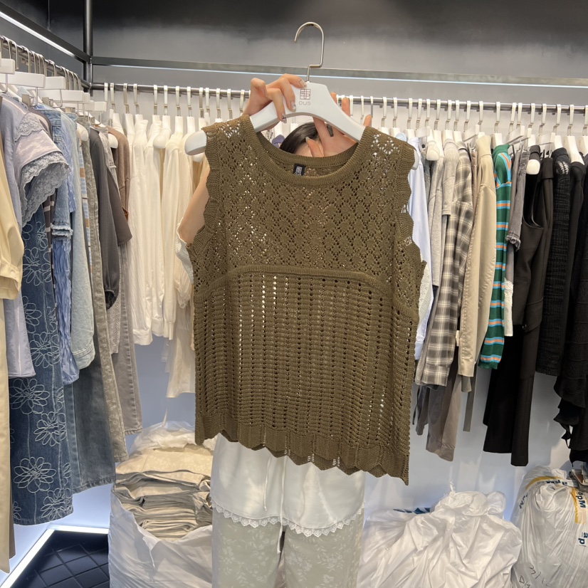 OUS/INCH-L韓國東大門代購女裝新品職業熱賣人氣吊帶背心OUS/INCH吊帶/背心圖色2