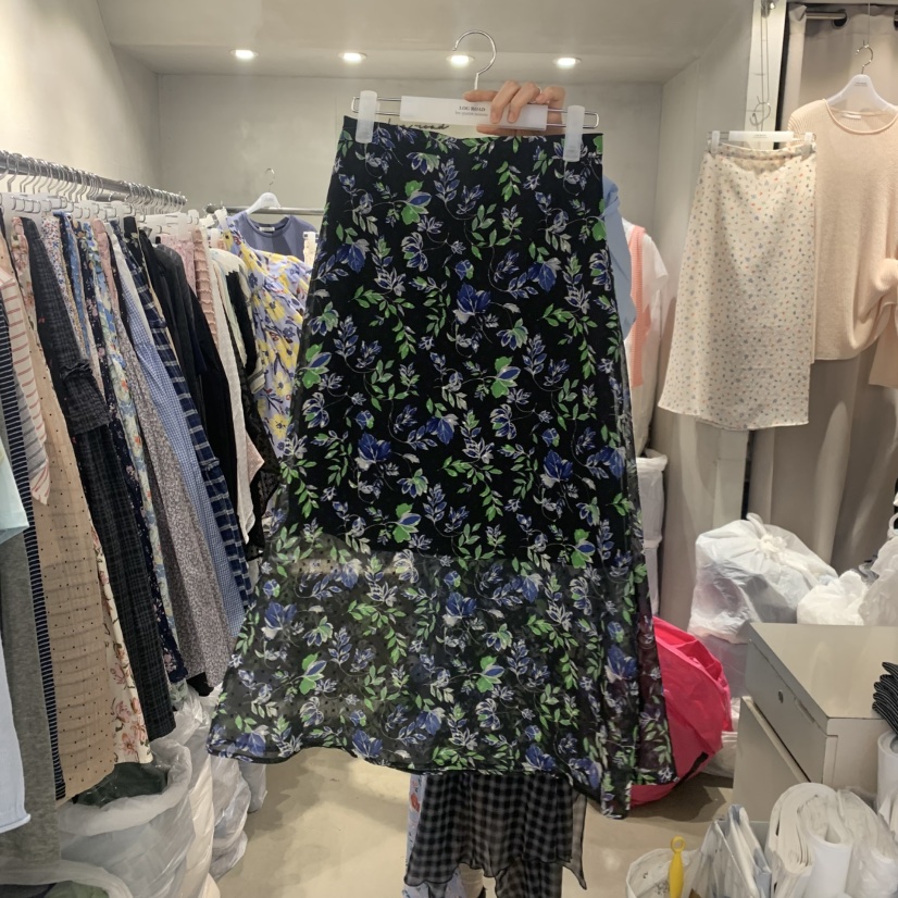 LOGROAD韓國直郵實拍女士新品熱賣時尚休閑推薦人氣職業長裙LOG ROAD長裙圖色2