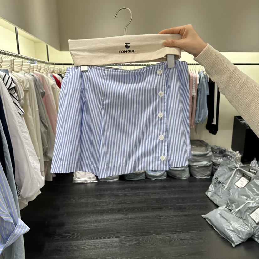 TOMGIRL韓國代購女士新品休閑時尚熱賣職業26春夏推薦短裙TOMGIRL短裙圖色2