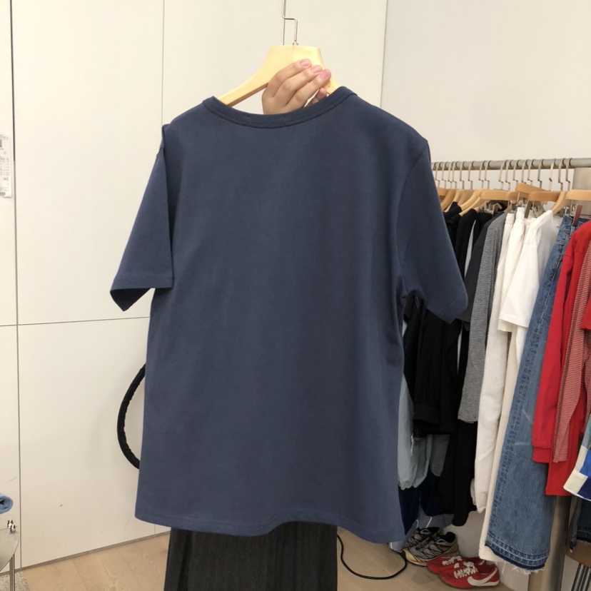 DOHWAJI韓國直郵實拍女士新款休閑熱賣26春夏推薦職業T恤DOHWAJIT恤